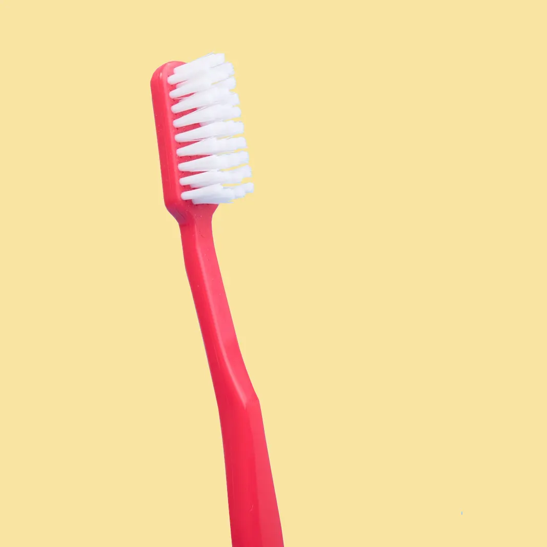Red toothbrush